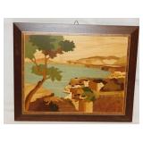 Sorrento Italy wood marquetry inlaid picture