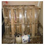 RoundUp weed & grass killer - 3 wood pallets