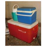 Rubbermaid & Coleman ice chest & beverage coolers