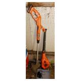 Black & Decker cordless weed trimmer & leaf