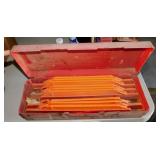 Safety triangle reflector set