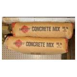 Two 80 lb. bags Handi-crete concrete mix
