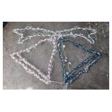 Lighted outdoor Christmas bells, 40" wide