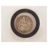 1854-O Seated Liberty silver half dollar coin