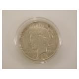 1934-D Peace silver dollar coin
