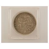 1881 Morgan silver dollar coin