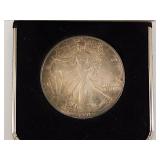 1991 US American Eagle 1 oz. fine silver coin
