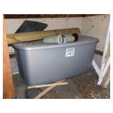 Sterilite 50 gal. storage tote w/ lid - Ice chest
