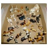 35+ porcelain dog & puppy figurines