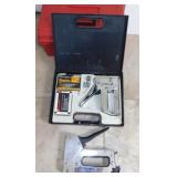 2 staple guns - 2 craft glue guns & sticks -