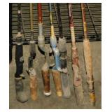 7 fishing rods: Berkley - Britton - Angler -