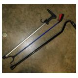 2 canes - Reacher grabber tool - Shower chair -