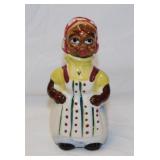 Vintage Black Americana vinegar cruet decanter