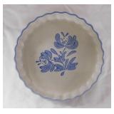 Pfaltzgraff Yorktowne blue: 9" quiche dish -
