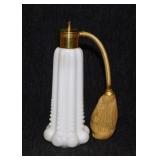 Lovely Fenton DeVilbiss beaded melon atomizer