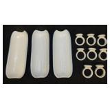 Pfaltzgraff Yorktowne blue: 8 napkin rings -