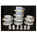 Pfaltzgraff Yorktowne blue: 6 napkin rings -