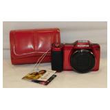 Olympus digital camera w/ HD video & case -