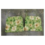 3 pc. patio chair cushions: 2 chair & 1 bench size