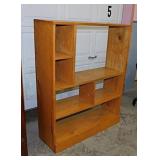 Oak custom made display unit w/ shelves