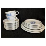 Pfaltzgraff Yorktowne blue dinnerware: Plates -