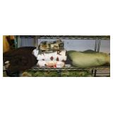 Quilted Woolrich blanket & fleece throws