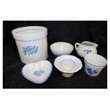 Pfaltzgraff Yorktowne blue: 3.5 qt. flour canister