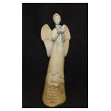 Peace breavement angel w/ John 6:35 Bible verse &