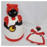 Black Americana Aunt Jemima ceramic cookie jar -