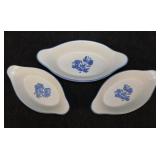 Pfaltzgraff Yorktowne blue 8 oz. au gratin bakers