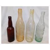 Vintage glass bottles: Terre Haute Indiana