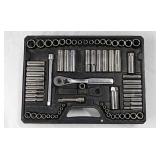 Craftsman 3/8" and 1/4" drive socket set,