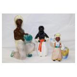 Vintage Blackamoor: Planter, 5" - Female topless