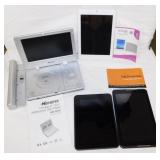 Amazon Kindle - Two 8" tablets - Memorex portable