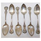 6 antique Towle sterling silver Old Colonial,