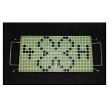 Nice 1954 ceramic tile 4-H trivet project by