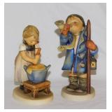 2 vintage Goebel W. Germany Hummel figurines: