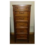 Permacraft amber fruitwood 6 drawer lingerie chest