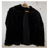 Ladies faux fur cape & dress coat, no size