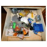 Contents of garage workshop drawers: Electrical -