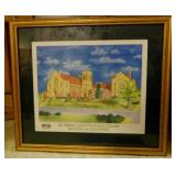 Signed & numbered St. James Church Danville IL