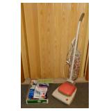 Hoover upright vacuum & new bags
