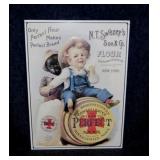 2 embossed metal home dï¿½cor signs
