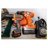 Black & Decker 12V & 18V cordless drills w/