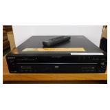Sony 5 DVD/CD player w/ remote & manual - Wooden