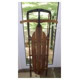 Vintage Flexible Flyer wood & metal snow sled