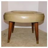 Mid Century Babcock Phillips vinyl ottoman foot