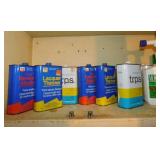 Contents of workshop cabinets: Garage consumables