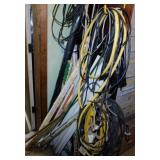 Home and garage items: Shower head - Hoses -