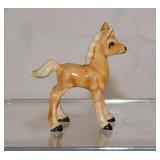 11 miniature animal figurines: Porcelain horse -